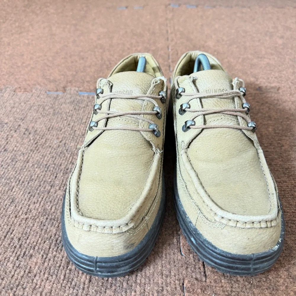 Windsor‎ from Liberty Mens Tan Leather Moc Toe Oxford Comfort Shoes Sz 43 men 10